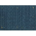 thumbnail image 1 of Ahgly Company Machine Washable Indoor Rectangle Abstract Turquoise Blue Contemporary Area Rugs, 6' x 9', 1 of 4