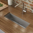 thumbnail image 2 of Ruvati 23" x 8" Bar Prep Sink Narrow Trough Undermount 16 Gauge Single Bowl, 2 of 14