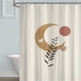 thumbnail image 3 of Modern Shower Curtain, Boho Minimalist Shower Curtain for Bathroom, Art Shower Curtain Fabric Waterproof Polyester Bathroom Accessories, 59" X 71", 3 of 7