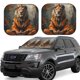 thumbnail image 1 of Fotbe Jungle Meditating Lion Juego de 2 Piezas de Parasoles para Parabrisas | Bloqueador Solar para Auto | Accesorios Plegables para Protección Solar Interior-Large, 1 of 6