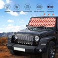 thumbnail image 6 of XMXY Car Sun Shade Windshield, Abstract Apple Seamless Automotive Front Window Sun Visor for Cars SUV Trucks, Medium Size, 6 of 8