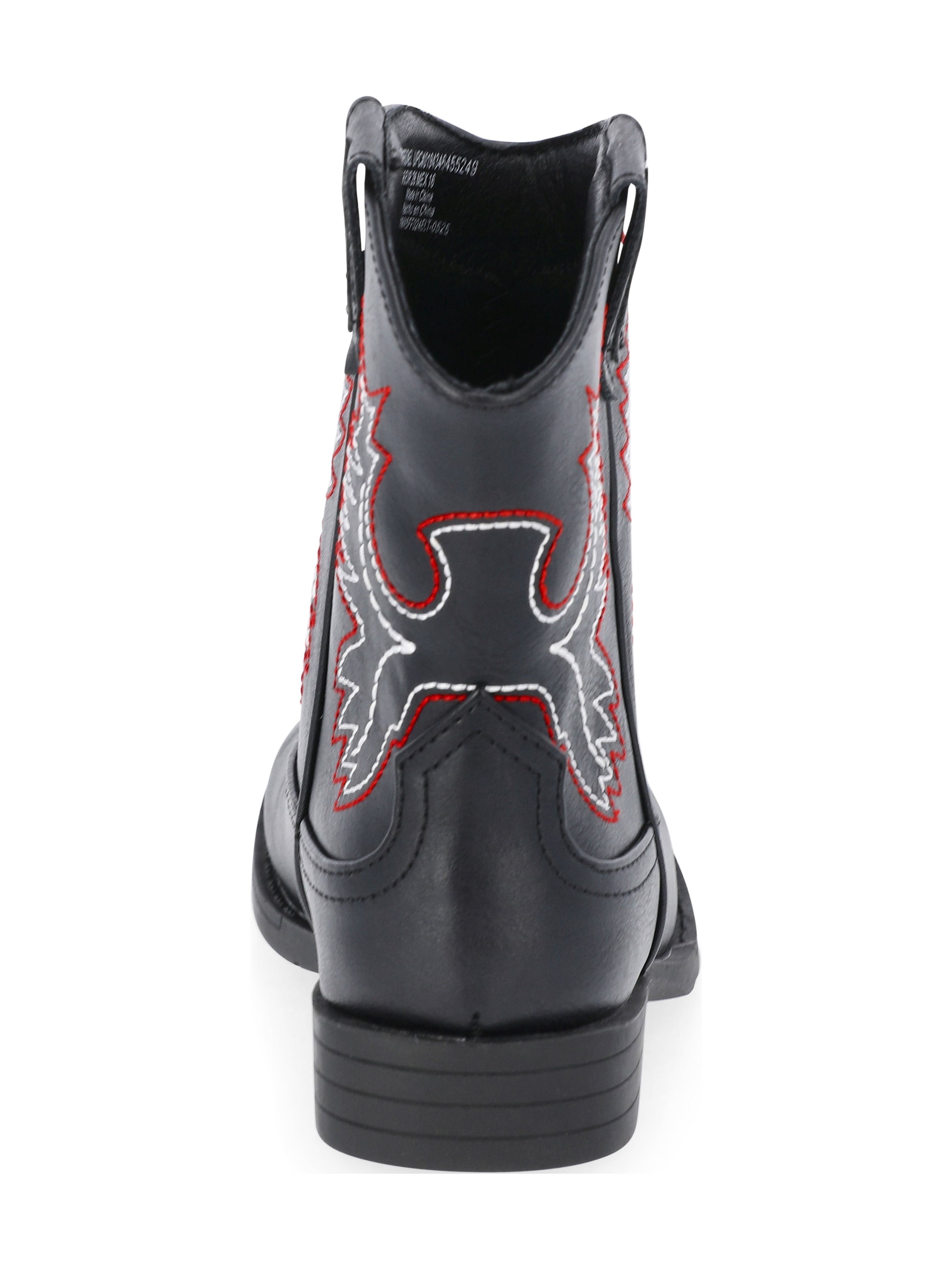 Wonder Nation Toddler & Boys Faux Leather Western Boots