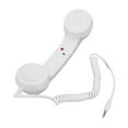 thumbnail image 1 of Retro 3.5mm Telephone Handset, Retro Radiation Proof Cell Phone Receiver Mic Microphone Speaker for Smartphone Computer, 1 of 8