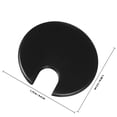 thumbnail image 2 of FOLOYORI 2Ud Cubierta De Agujero Para Cable Escritorio Negro Para Organizar Y Proteger Cables Decorativos, 2 of 8