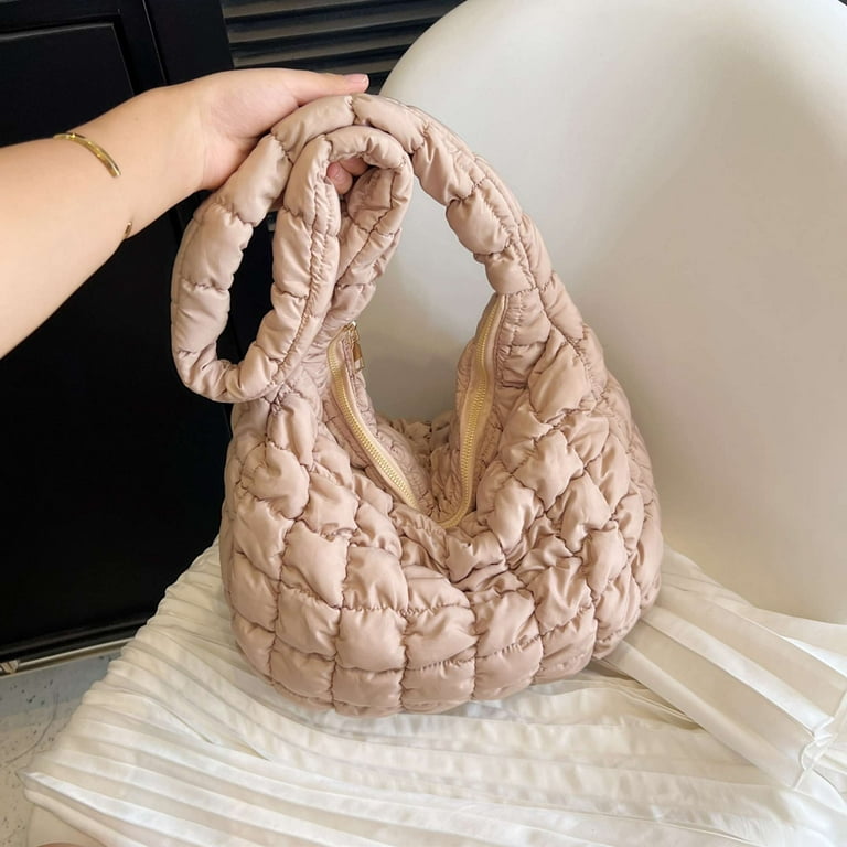 Spencer Women Puffer Shoulder Bag Quilted Tote Bag