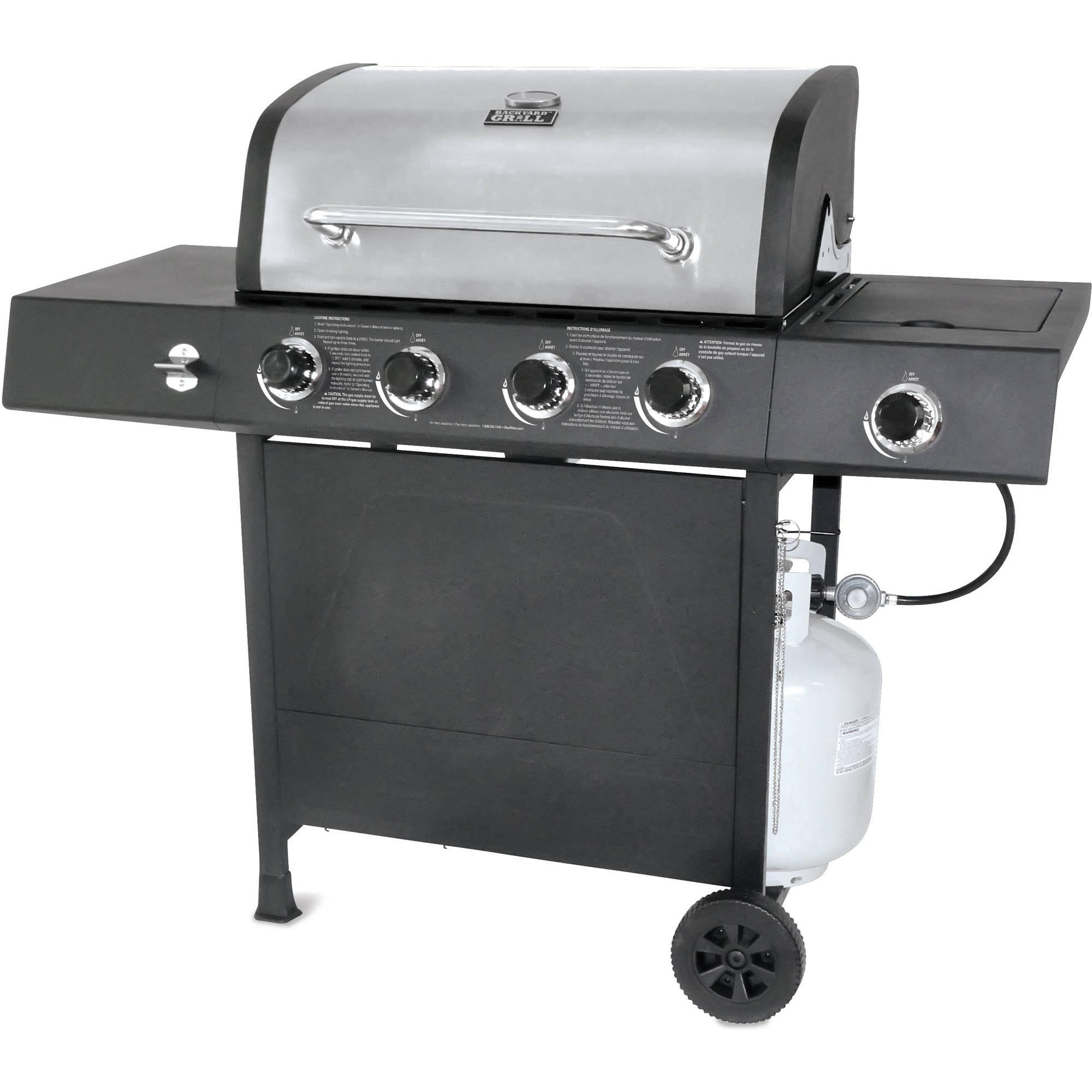 Backyard Grill 4 Burner Gas Grill With Side Burner As Low As 68 98 Upc 728649258483 Dexter Clearance