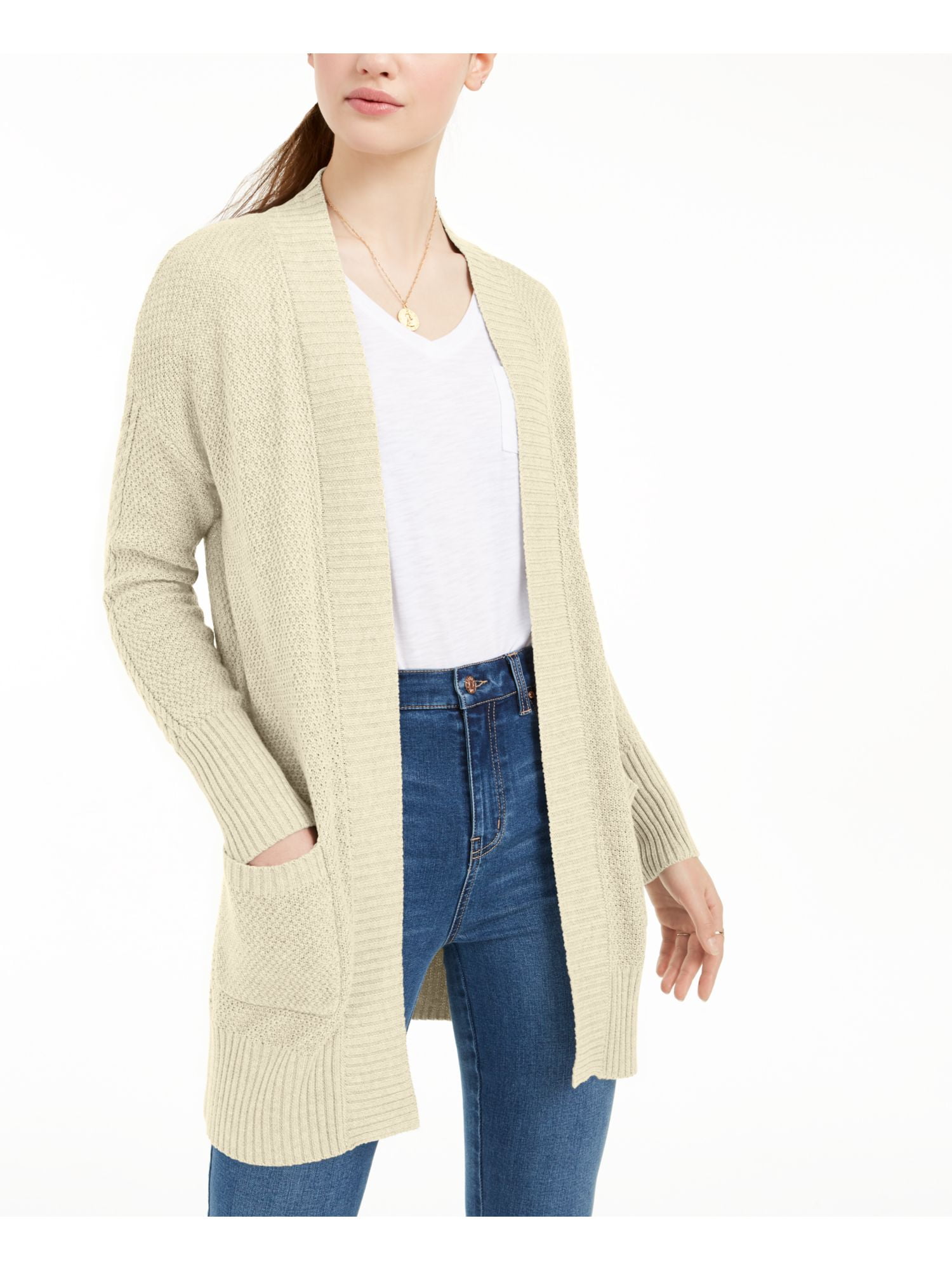 beige long cardigan womens