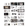 thumbnail image 3 of ZOUSSIQI 20 Sheet Paper Sticker Book INS Style Emotional Cycle Series Sticker Book for Scrapbooking Memory Fragments JU316-141660, 3 of 12