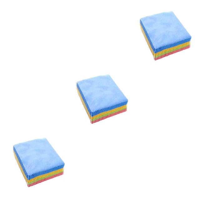 Inteprter Paño de limpieza de microfibra para anteojos, lentes de cámara, pantalla de teléfono, 100 Uds. Type1 NO1