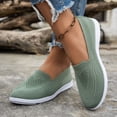 thumbnail image 2 of oqasdz Women Casual Shoes Plus Size Slip On Close Toe Mesh Breathable Flat Bottom Walking Shoes Solid Color Comfort Trendy Versatile Summer Outdoor, 2 of 7