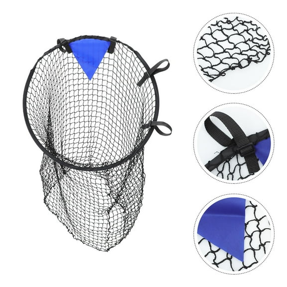 UNOMOR Soccer Goal Nets Football Training Net Black Polyester for Men 1Set