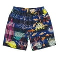 thumbnail image 4 of Bixox Men's Sea Inhabitans and Herb printing Casual Classic Fit Short Summer Beach Shorts, 4 of 6