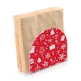 thumbnail image 2 of Qxltty Christmas Elements A Pat Acrylic Napkin Holder Set of 2 Transparent Dining Table Kitchen Cafeteria Home Decor 4.1x4.9x1.97in, 2 of 9