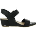 thumbnail image 5 of Sandalias de Cuña de Cuero Negro para Mujer Söfft Vaya Talla 9, 5 of 5