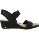 thumbnail image 5 of Sandalias de Cuña de Cuero Negro para Mujer Söfft Vaya Talla 9, 5 of 5