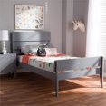 thumbnail image 2 of Baxton Studio Nereida Twin Slat Platform Bed in Gray, 2 of 8