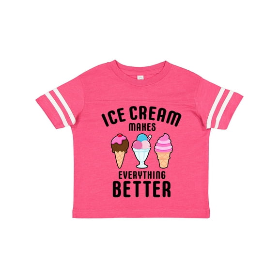 Inktastic Ice Cream Makes Everything Better Boys or Girls Toddler T-Shirt