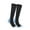 Blue, variant on LYMAYTER Athletic Compression Socks for Men Women Marathon Running Over-the-Calf Shock Prints Sports Socks