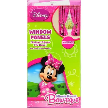 Minnie Mouse Girls Bedroom Curtains 2 Piece Com Minnie Mouse Girls Bedroom Curtains 2, Minnie Mouse Bedroom Curtains