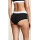 thumbnail image 3 of Pantalón corto Panty Calvin Klein de algodón moderno para mujer, color negro, 3 of 5