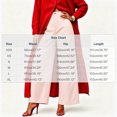 thumbnail image 3 of Shihyeh Women's Wide-Leg High-Waist Pants Front Seam Pocket Tailored Dressy, 3 of 6