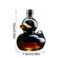 thumbnail image 3 of 10 oz Funny Whiskey Bottle Engraved Whiskey Glasses Wine Decanter Mini Wine Bottle Whiskey Tasting Glasses, 3 of 6