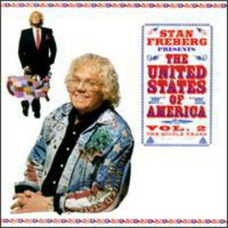 Full title: The United States Of America, Vol. 1 The Early Years And Vol. 2 The Middle Years. Personnel includes: Stan Freberg (vocals, sound effects); Paul Frees (vocals, spoken vocals); Colleen Collins, Jesse White, Marvin Miller, Peter Leeds, June Foray, Byron Kane, Helen Kleeb, Ken Sullet, Walter Tetley, Barney Phillips, Shep Menken, John Frank, Peter Forster, Maurice Dallimore, David Ogden Stiers, Lorenzo Music, Donavan Freberg, Donna Ebsen, Naomi Lewis, Donna Crean, John Crean, Harry Shearer, Tyne Daly, Sherman Hemsley, William Woodson, John Goodman, The Jimmy Bryant Singers, The Jud Conlon Singers (vocals); Corey Burton (spoken vocals); Billy May (arranger, conductor); Willie Schwartz (saxophone); Uan Racey (trumpet); Irv Cottler (drums); Jerry Williams (percussion); Maurice Kelly, Fayard Nicholas (tap dancing); Jimmy MacDonald, Ray Erlenborn (sound effects); Bandit. Producers: Ken Nelson, Stan Freberg. Engineers include: John Kraus, Terry Jennings, Paul Mitchell. Disc 1 orginally released on Capitol (SM-1573) in 1961. Disc 2 recorded at Wilder Bros. Recording Studio, Los Angeles, California between December 1995 and March 1996. Includes liner notes by Stan Freberg, Dr. Demento and Ray Bradbury.