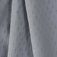 thumbnail image 4 of Superior Shimmer Blackout Curtains, Grommet Header, Set of 2, 52" X 96", Silver, 4 of 6