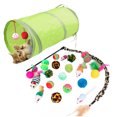 thumbnail image 1 of 21-Piece Cat Playtime Assortment Set 1: Interactive Toys Including Bell Balls, Rainbow Balls, Fur Balls, Leopard Balls, Snare Drums, Rattling Paper Balls, Colored Toys, Sisal, Golf Feathers, Small, 1 of 7