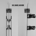 thumbnail image 3 of Ultimate Wall Storage Rack for Skis and Snowboards | Damage-Free Storage | Fits Any Gear | (Carbon, 1), 3 of 7
