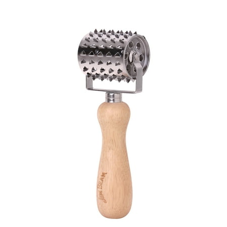 Jim Beam Rolling Meat Tenderizer, Heavy Duty Construction Meat Tenderizer, Stainless Steel Meat Tenderizer, Sharp Rolling Blades, Absorbs Marinades and (Best Meat Tenderizer Marinade)