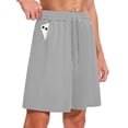 thumbnail image 2 of Yunliwuli Men's Summer Sports Shorts Casual Drawstring Solid Color Joggers for Tennis  Running, 2 of 4