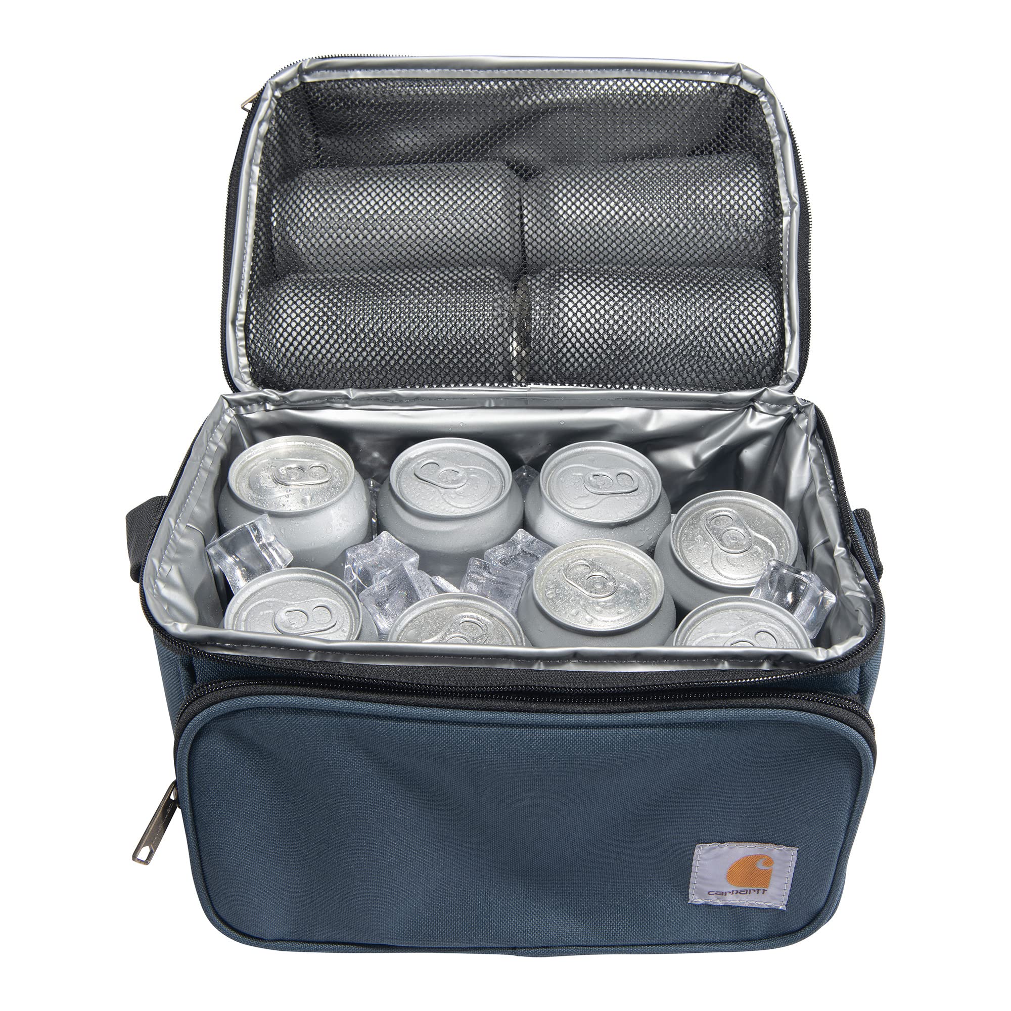 Carhartt Deluxe Dual Compartment Insulated Lunch Cooler Bag, Navy - image 5 of 7