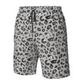 thumbnail image 4 of Pofeuu Wild Animal Leopard Print Prin Men's Swim Trunks Quick Dry Bathing Suit Swimming Board Shorts Mesh Lining Beach Swimwear-, 4 of 6