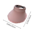 thumbnail image 3 of Hvmvliv Sun Hats for Women Sun Visor Hats Women with Wide Lace Brims Adjustables Clip-On Summer Beach Hat Hollow Summer Breathable Hat Ice Silk Fabric for Coolings Pink, 3 of 6