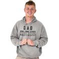 thumbnail image 5 of Dad Genuine World's Greatest Father Hoodie Hooded Sweatshirt Men Brisco Brands S, 5 of 6