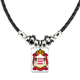 thumbnail image 1 of principado de mónaco emblema nacional collar a mano colgante de cuerda de cuero Unbranded M, 1 of 3