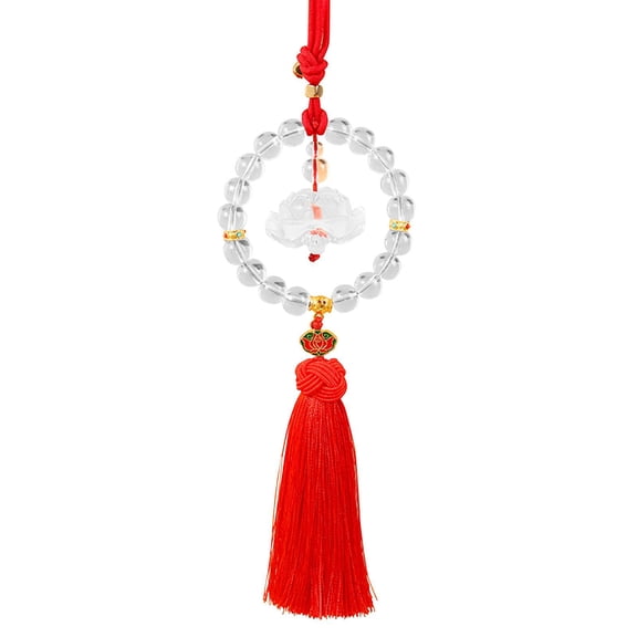 jiaping Lotus Car Hanging Decor Car Styling Car Interior Accessories Red