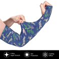 thumbnail image 3 of Sun Protection Arm Sleeves for Men Women, funny cartoon zebras blue Sleeves to Cover Arms with Thumb Hole Cooling Sleeve, 3 of 6