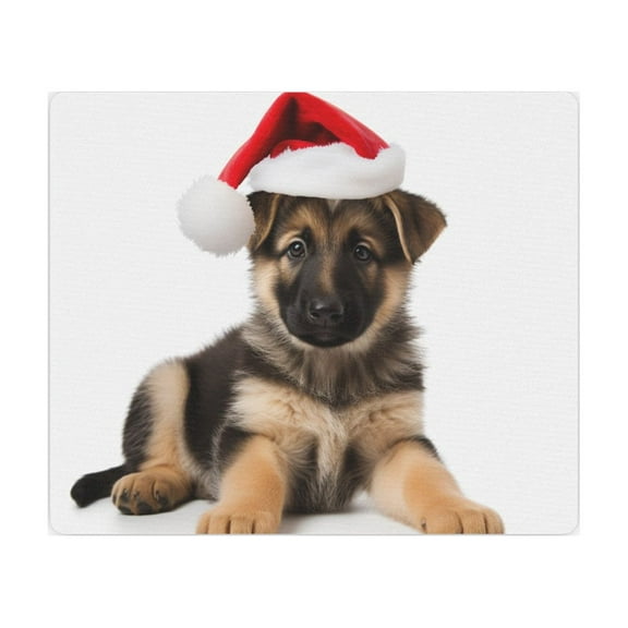 DistinctInk Mouse Pad - 1/4" Foam Rubber - German Shepherd Dog Puppy