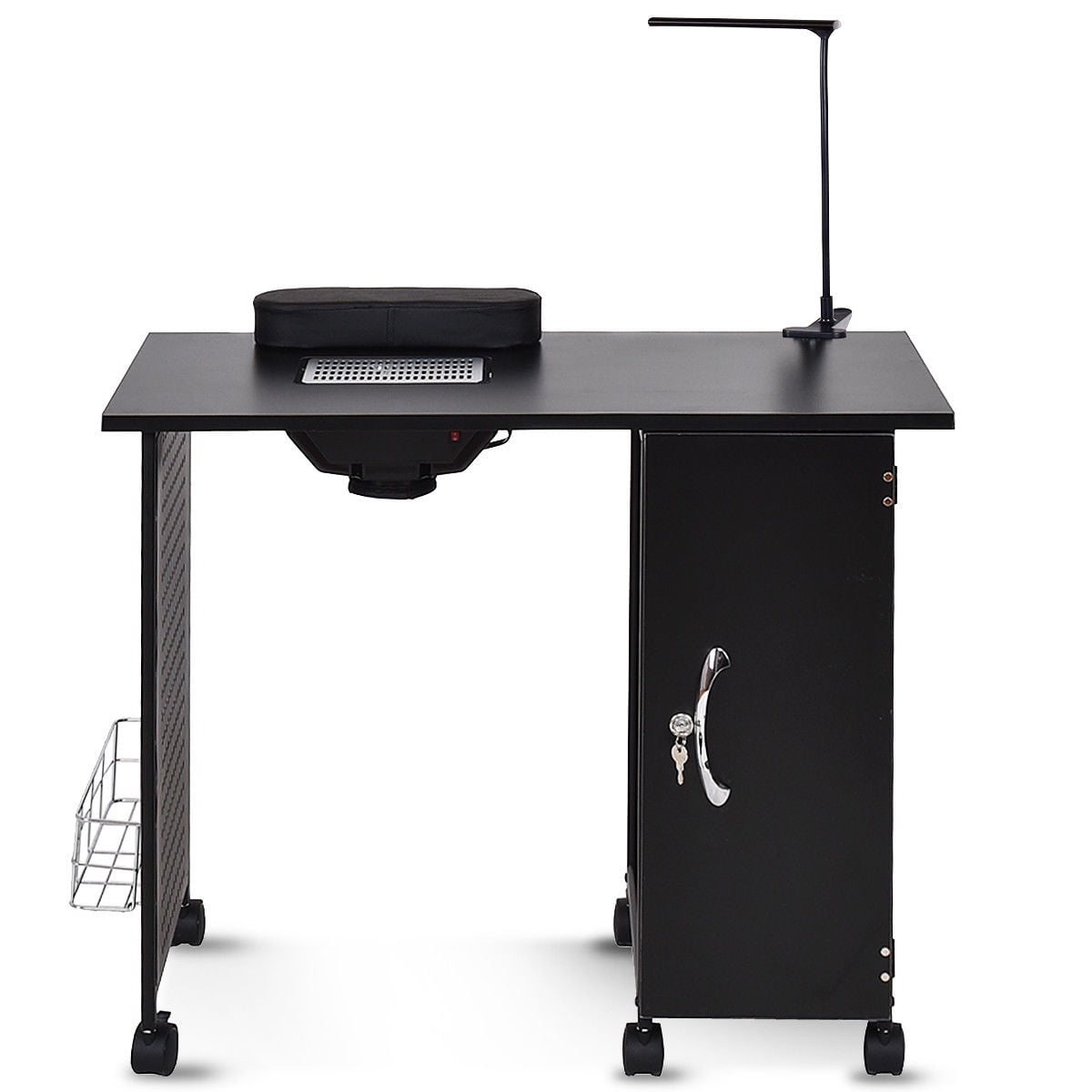Mini Manicure Nail Table Portable Station Assembling Desk Beauty Salon Equipment 