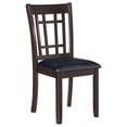 thumbnail image 6 of Coaster Lavon 5-Piece Oval Extension Leaf Dining Set, Espresso, 6 of 10