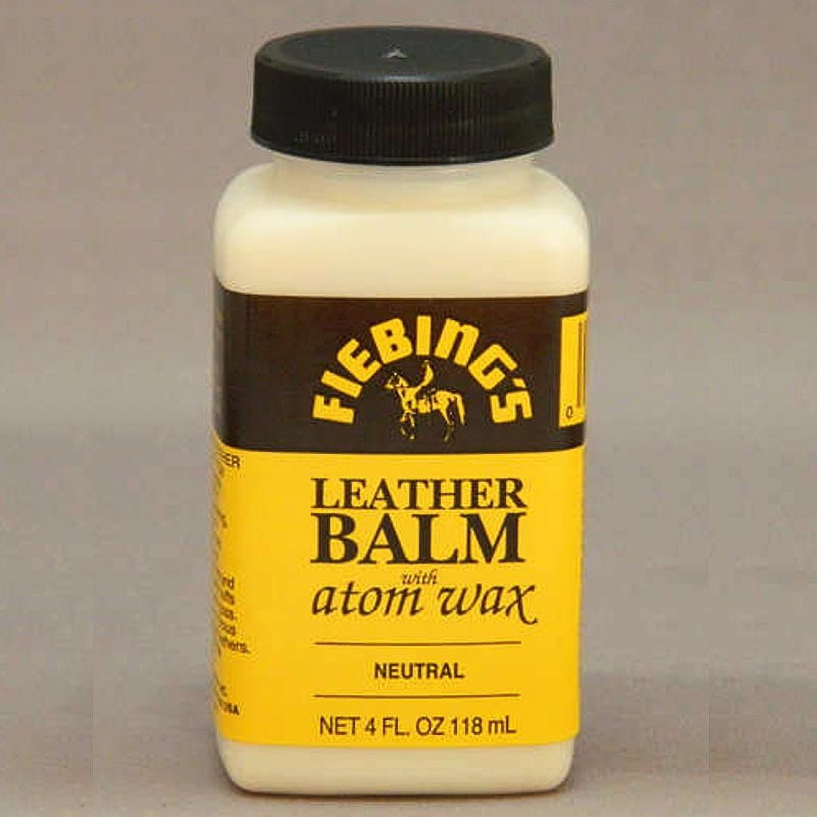 Fiebing's Leather Balm w/Atom Wax Cleaner Softener Protector Top Finish 32 oz
