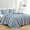 Cool Gray, variant on Chezmoi Collection Luca 3-Piece Oversized Bedspread Set, Queen Size, Cool Gray, Summer Quilt Lightweight Microfiber Bedspread 100 x 106, Floral Medallion Pattern Coverlet for All Season