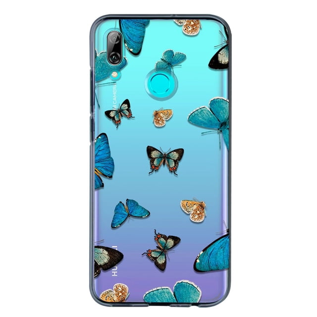 Funda para Huawei P Smart 2019 InstaCase Mariposas Azules Uso rudo