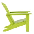 thumbnail image 4 of Portside Classic Outdoor Adirondack Chair in Lime Green, 4 of 7