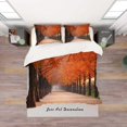 thumbnail image 3 of 3D Otoño Paisaje Forestal Funda nórdica Set Ropa de Cama Funda Nórdica Fundas de almohada, 3 of 3