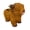 Light Brown, variant on Zeckos Durable Brown Hippo MGO Planter with Drainage, 12.5"x17"x7.5"
