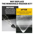 thumbnail image 2 of 2Pcs Windshield Washer Jet Nozzles With 2M hose W/ Connector Universal Durable, 2 of 7