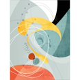 thumbnail image 2 of Great Art Now Galactic 02 - Crossings by Ishita Banerjee, Framed Wall Art, 12W x 14H, 2 of 2